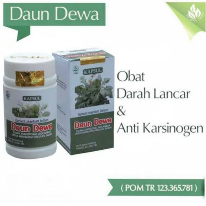 Jual Kapsul Ekstrak Daun Dewa Tazakka 100 Original Shopee Indonesia