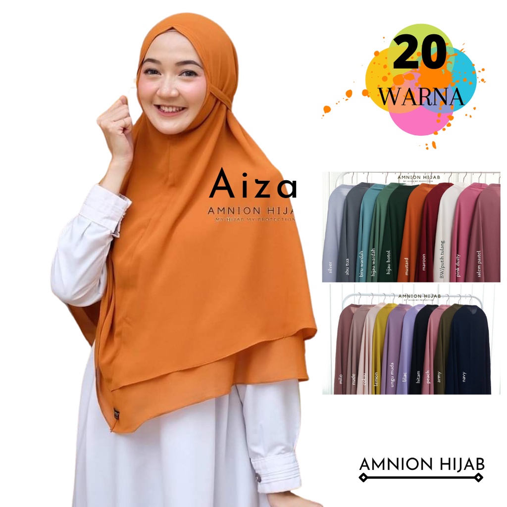 KHIMAR SYARI AIZA By AMNION HIJAB