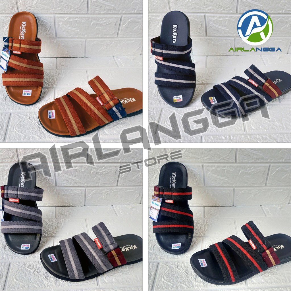  Sandal  Pria  Sandal  Pria  Kickers  Sandal  Slop Murah 