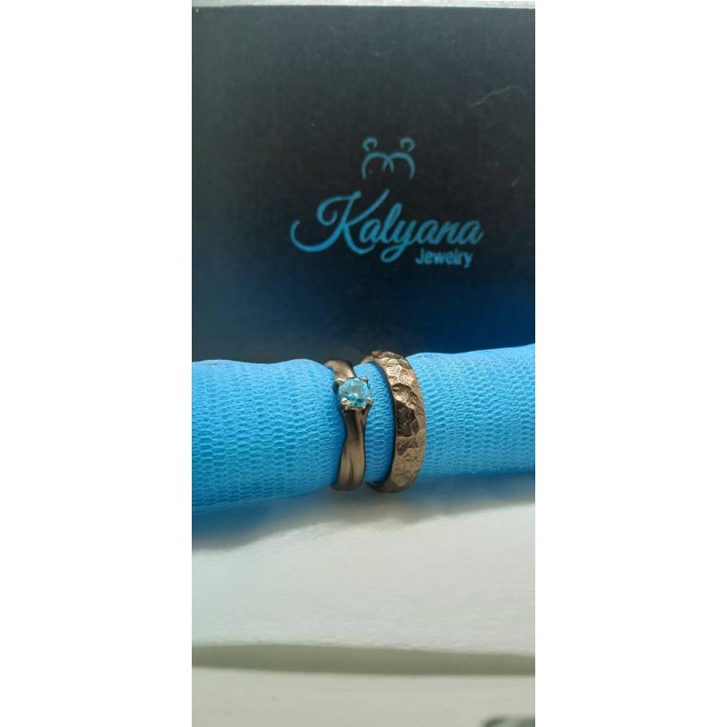 Cincin couple perak 925, cincin nikah Kalyana Jewelry, Cincin tunangan