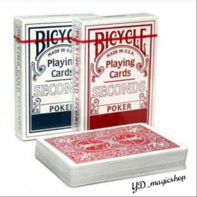 Alat Sulap : Bicycle seconds Blue/Red