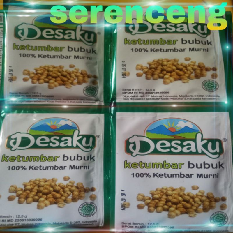 

ketumbar bubuk desaku 1 renceng isi 12 sachet