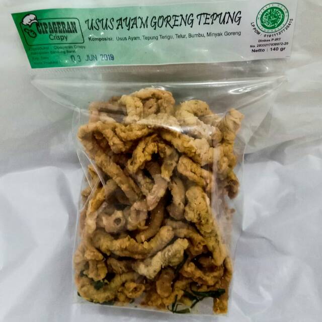 

KERIPIK USUS CRISPY ORIGINAL (140GR) FREE BUBLE WRAP