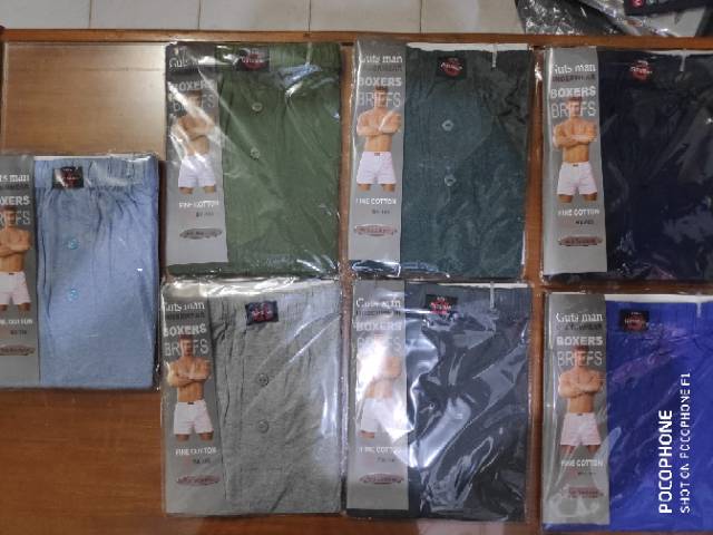 Boxer Pria Gutsman  big size ukuran M, L XL, XXL  XXXL