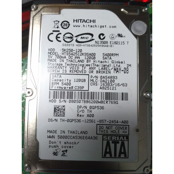 Terbaru    hdd/hardisk 120gb hitachi 2,5inc laptop/notebook/ps2ps3    Murah