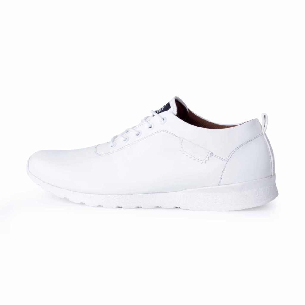 Kuzatura Sepatu Oxford Pria Putih Sneakers Formal Casual Pantofel Keren Kekinian Original 100% 047