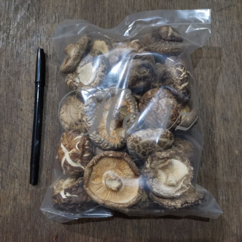 

Jamur Hioko Dried Mushroom Shitake Super Grade Ukuran Sedang 100 Gram