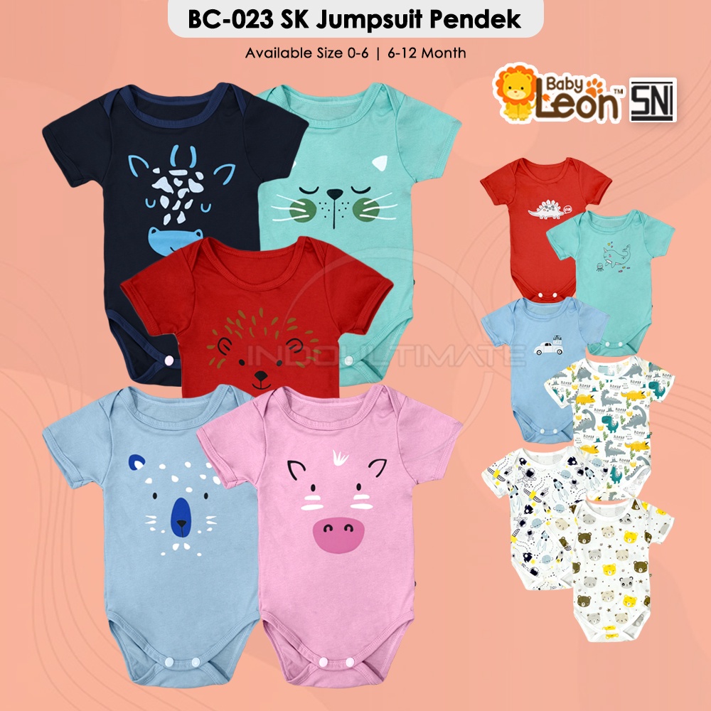 Jumpsuit Anak Bayi Balita Baby BodySuit Baju Bayi Jumper Bayi Lengan Pendek BC-023SK