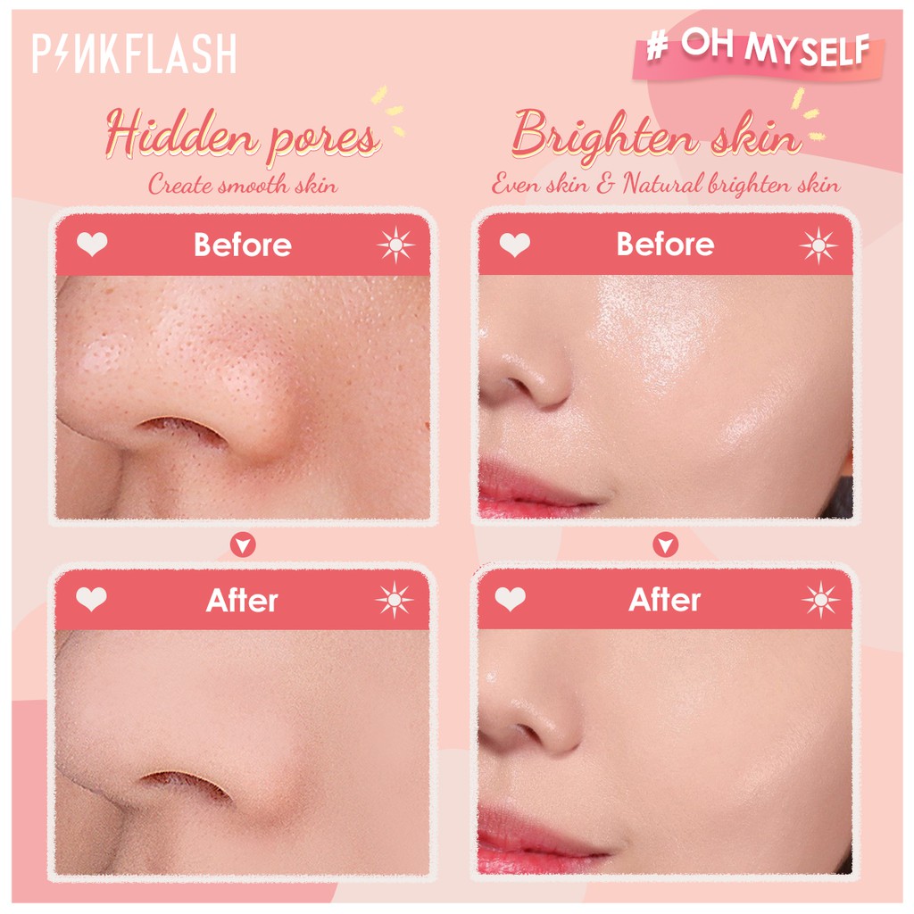 PINKFLASH Loose Powder Bedak Tabur Matte Natural Anti Air Mengontrol Minyak Wajah