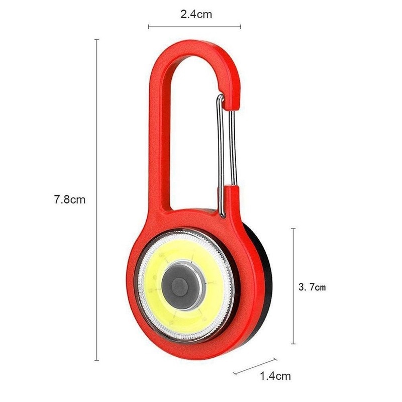 Lampu Senter LED Mini Portable Tenaga Baterai Bahan ABS Untuk Outdoor