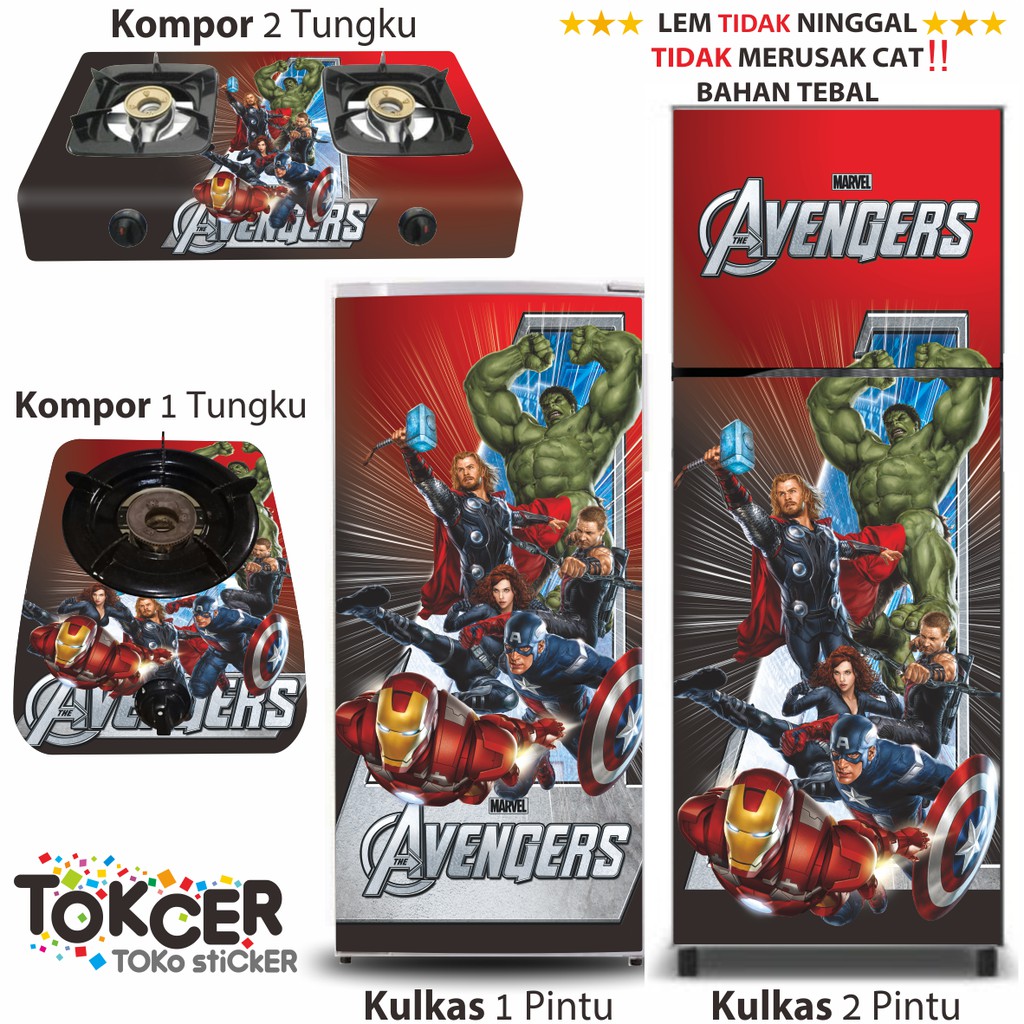 Stiker Kulkas AVENGERS