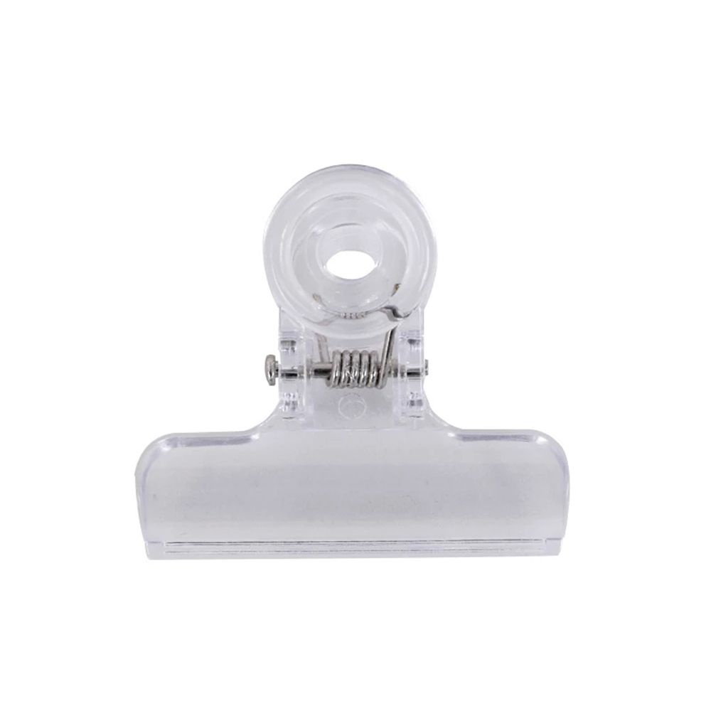ELEGANT Durable Paper Clips Transparent Clamps Binder Clip School Students Bill Clip Plastic Stationery 5pcs/set Binding Supplies