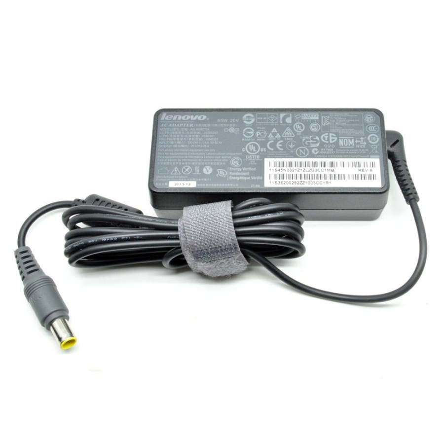 Adaptor Charger Laptop IBM Lenovo 20V - 3,25A Pin Central jarum