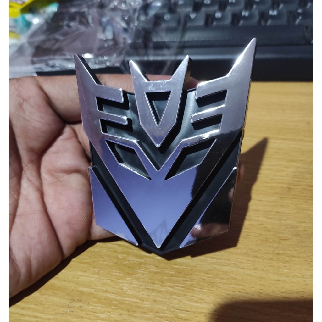 Emblem Mobil Transformers Sticker DECEPTICON Transformers Jahat 3D