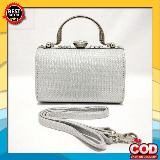 Clutch Korean Party Bag Bridesmaid Cewek Slingbag Tas Tangan Kondangan Kekinian Wanita t WI75 Baru C