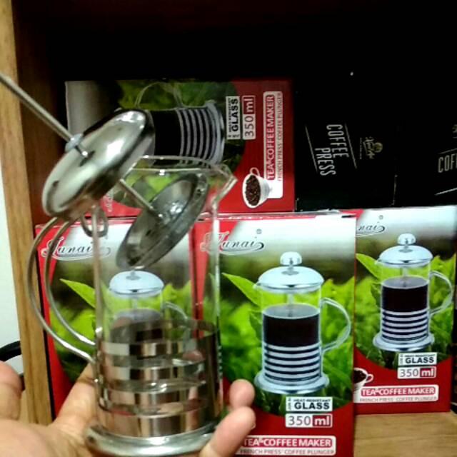 French press kopi press junai 350ml