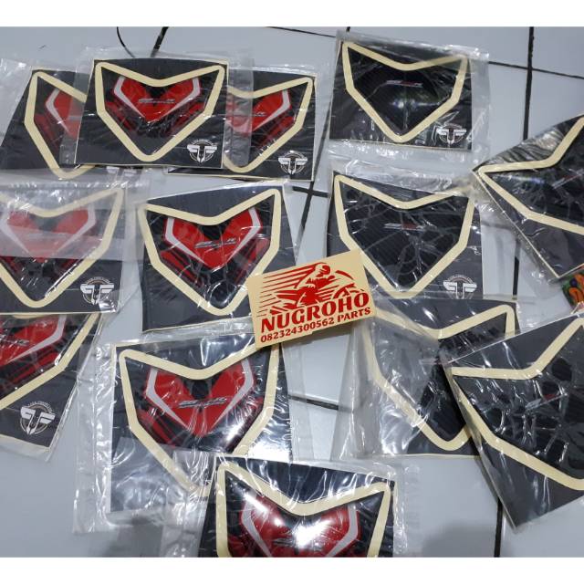 Tail Pad Stiker Bagian Cover Atas Lampu Rem New CB150R LED