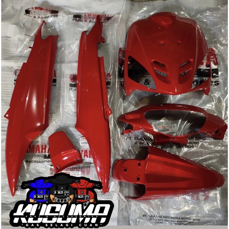body fullset mio sporty merah cabe original Yamaha