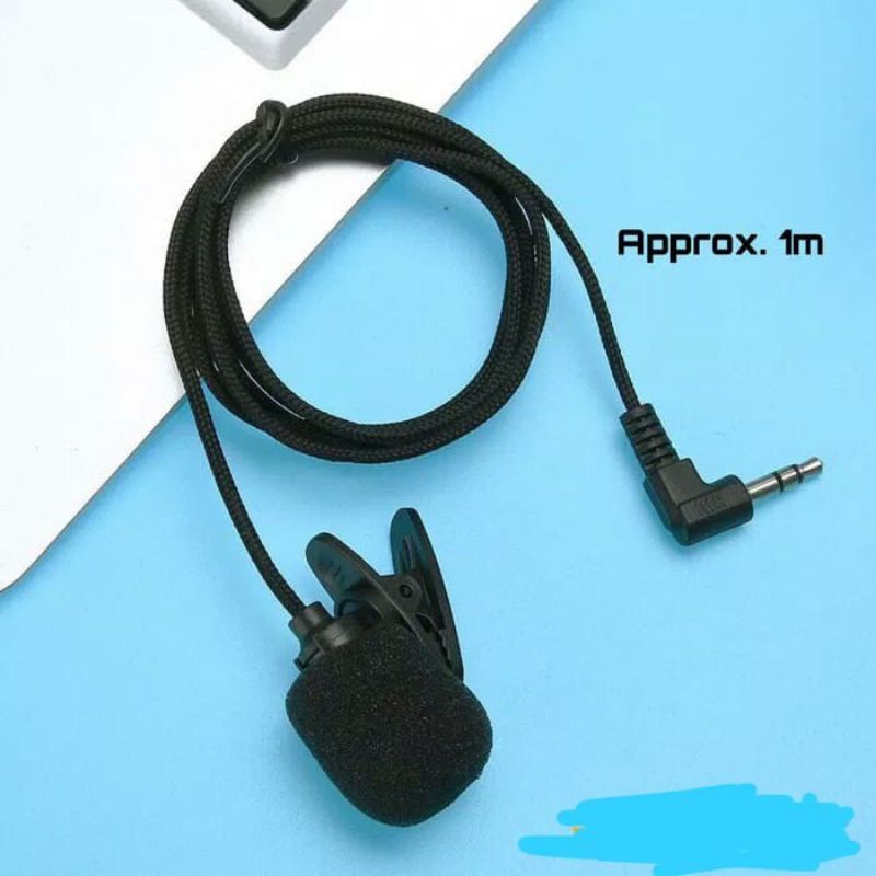 MIC CLIP ON KLIP WARNA WARNI Microphone MINI jack 3.5mm PC Notebook LAPTOP HP SMULE