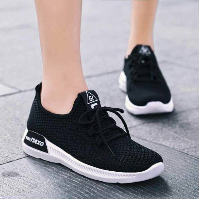 [GROSIR][COD] SEVEN_DAY SEPATU RAJUT WANITA OLAHRAGA IMPORT SNEAKERS CASUAL SHOES FZ-0109