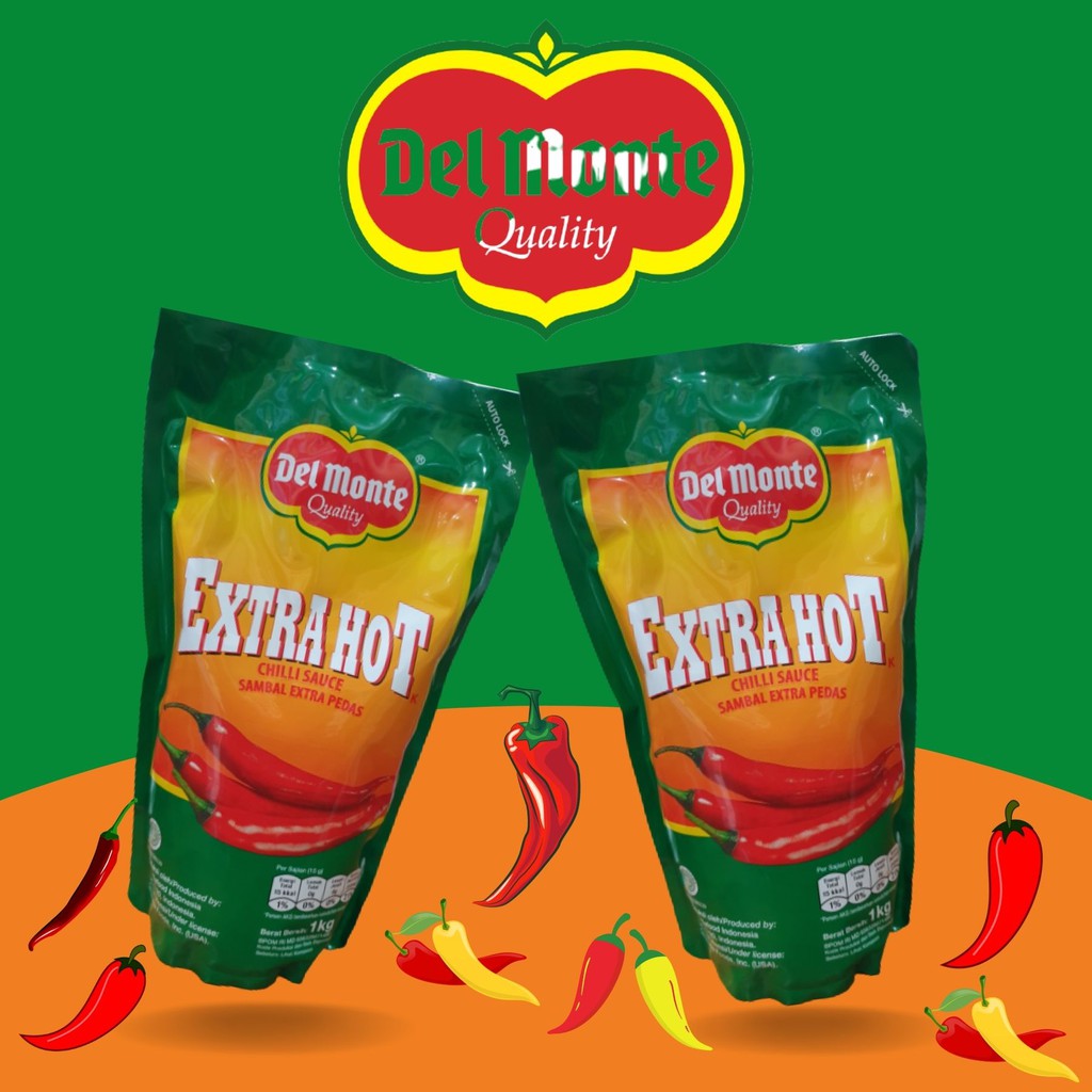 

Delmonte saus sambal extra hot 1 kg