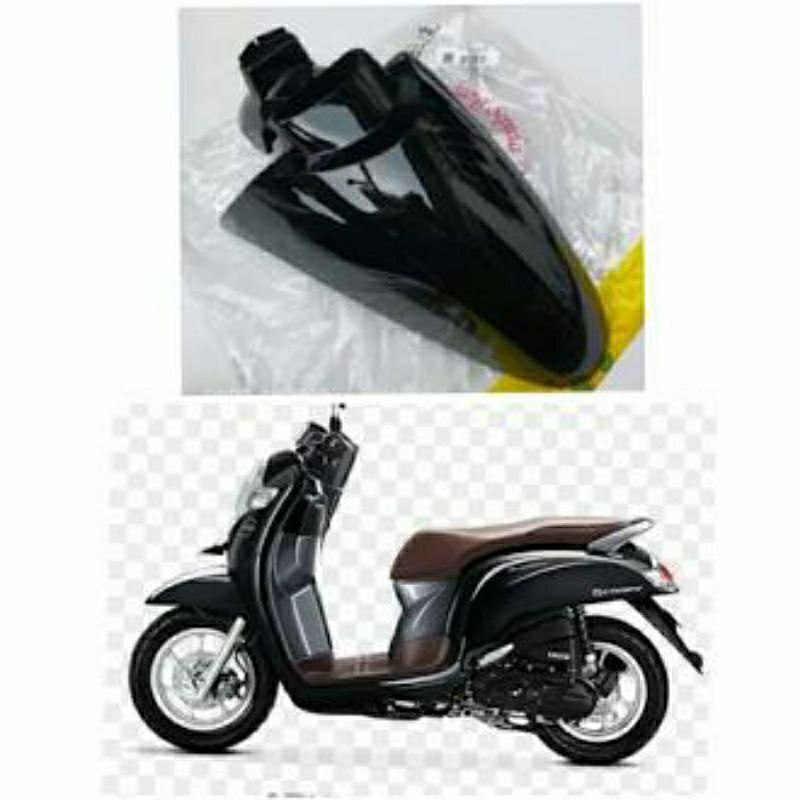 SPAKBOR DEPAN  SCOOPY FI 2018 2019 2020/ FRONT FENDER SCOOPY  hitam putih merah grey doff merah doff