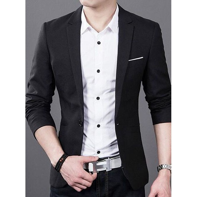 BLAZER PRIA WHITE LIST SUPER SLIM SUIT FORMAL ORIGINAL NIKAYU STYLE