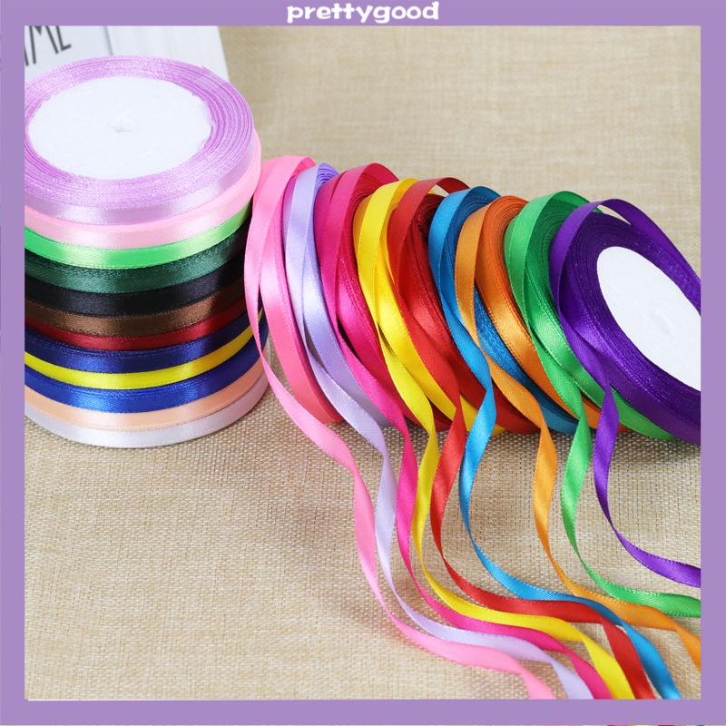 

25 Yard / Roll Pita Bahan Satin Ukuran 12mm Untuk Dekorasi Natal - PD