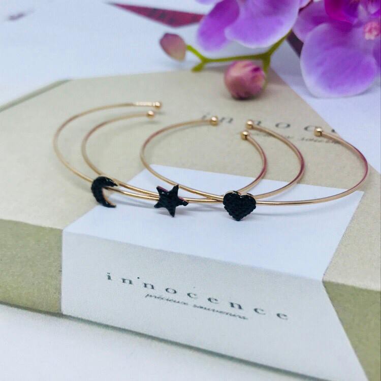 GG Gelang  Bangle Bulan Bintang Titanium#GB-BBES