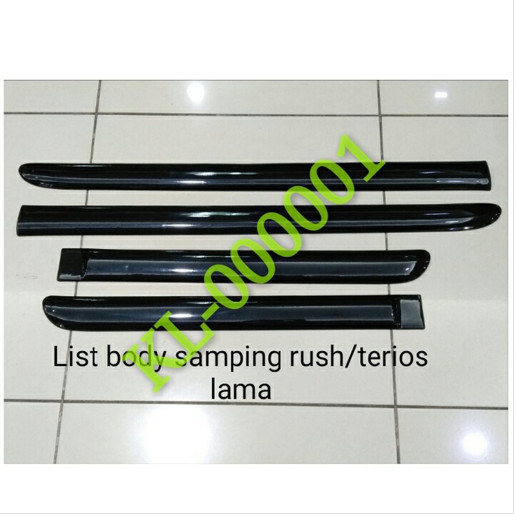 LIST BODY SAMPING MOBIL DAIHATSU TERIOS LAMA-SIDE MOULDING MOBIL TERIOS LAMA