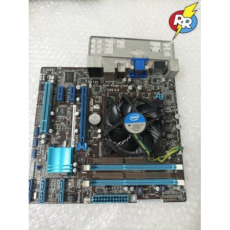 Motherboard Mainboard Mobo Pc Merk Asus P8H61 -M PRO Paket Prosesor Intel Core i5 2500 3.30 GHz Sock