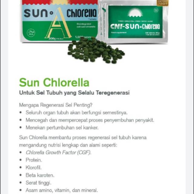 CNI sun Chlorella