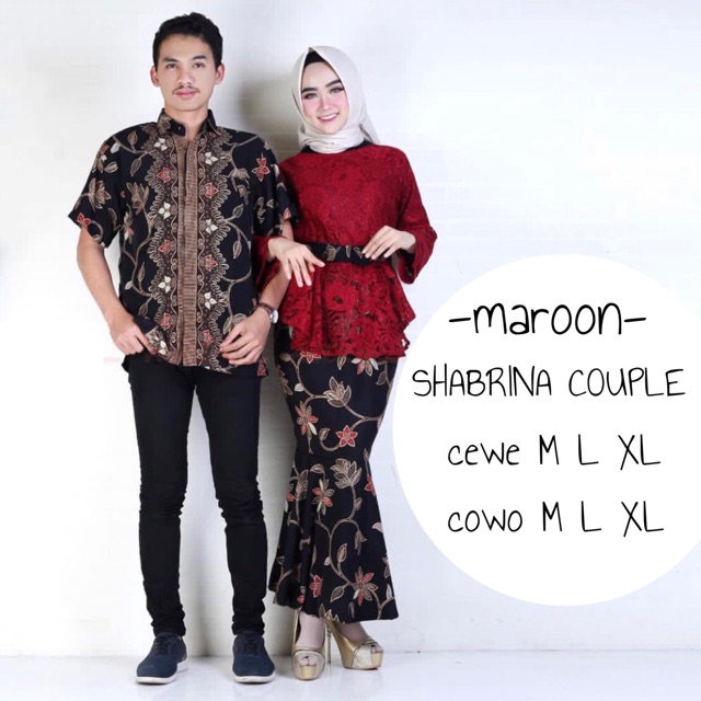  KEBAYA  COUPLE  SHABRINA KEBAYA  WISUDA KEBAYA  TUNANGAN 