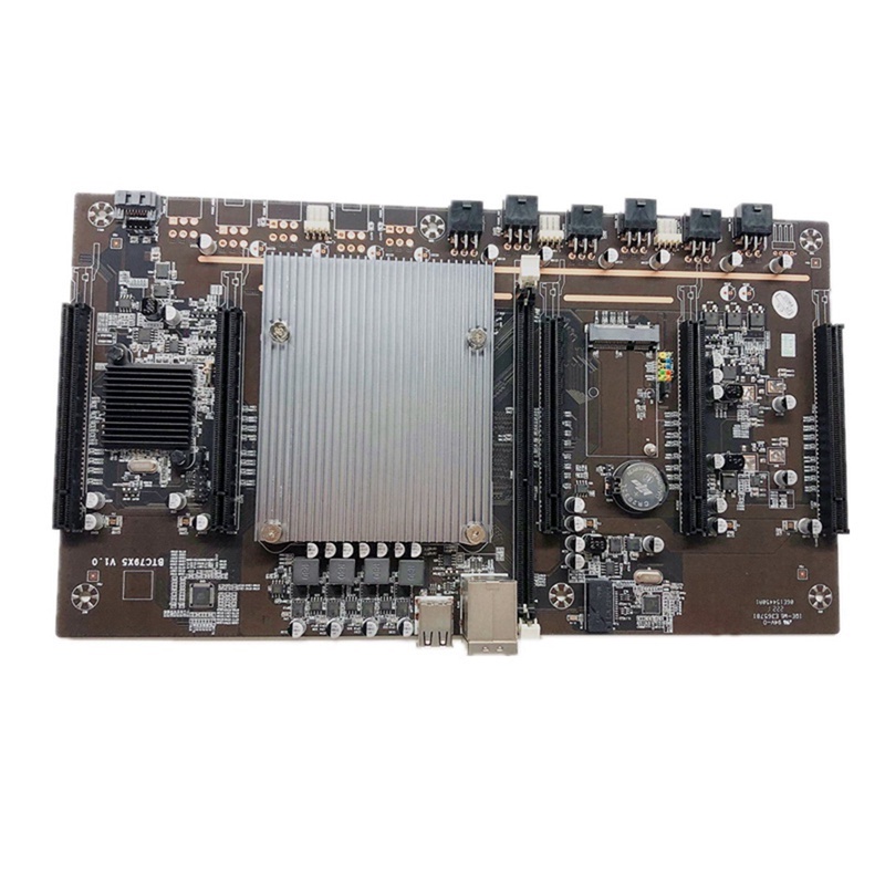 Btc Motherboard Btc79X5 V1.0 Lga 2011 Ddr3 Mendukung 32g 60mm Huite