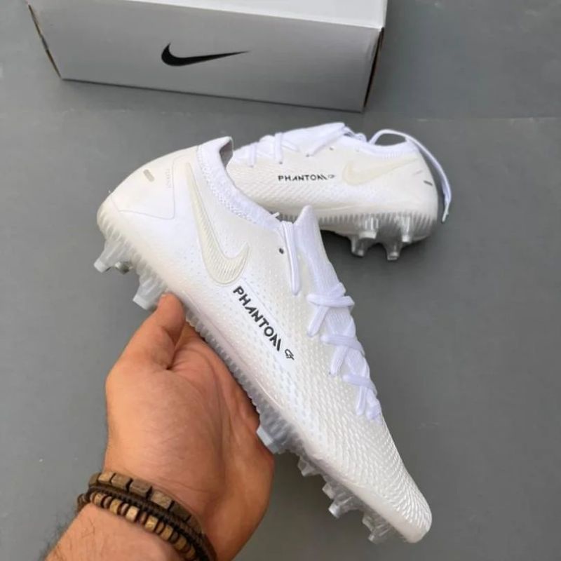 SEPATU BOLA NIKE PHANTOM GT ELITE WHITE FG-SEPATU BOLA NIKE-SEPATU BOLA-NIKE-SOCCER