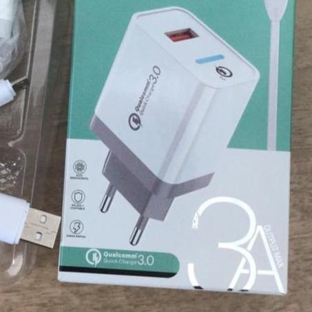 Ω Charger Umax Fast charging QC 3.0 qualcomm kabel micro usb 3A original ✬