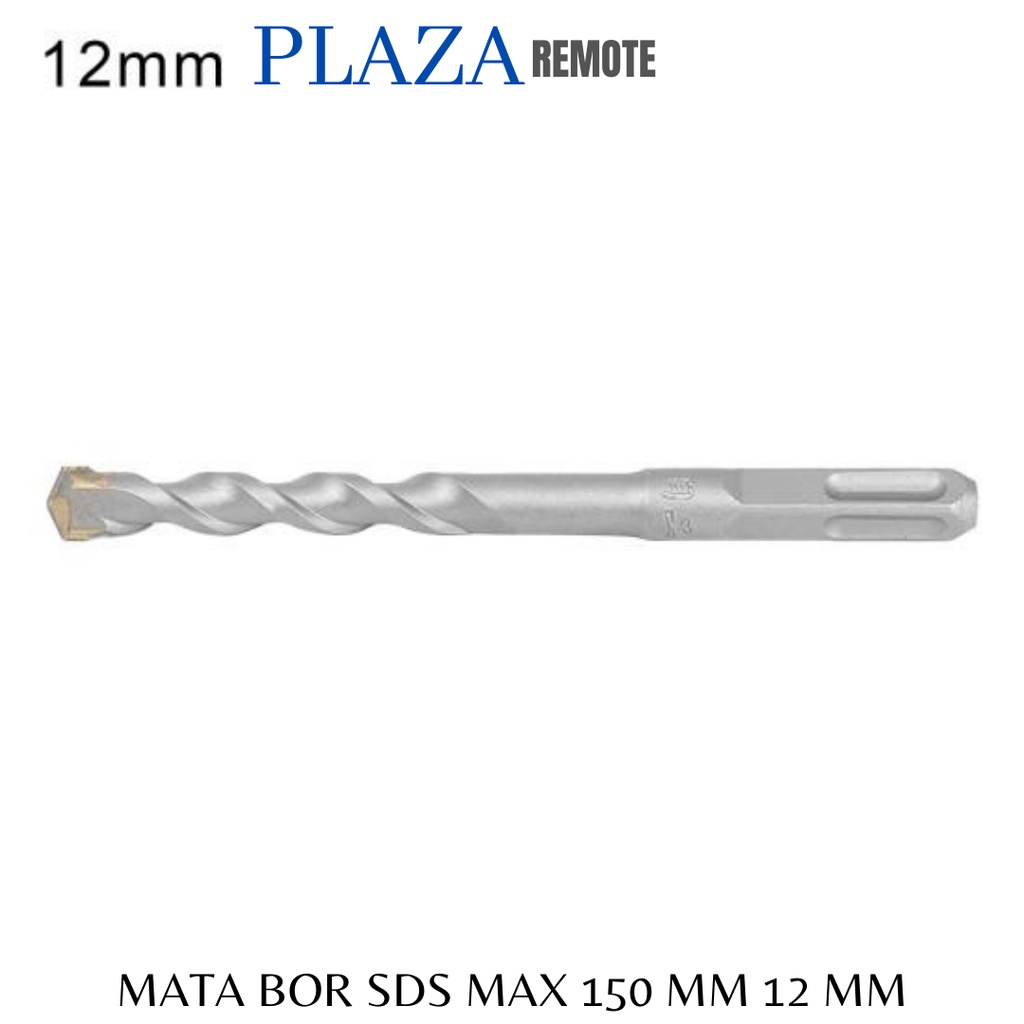 SDS MAX MATA BOR TEMBOK BETON HAMMER DRILL PANJANG 15 CM DIAMETER 12 MM