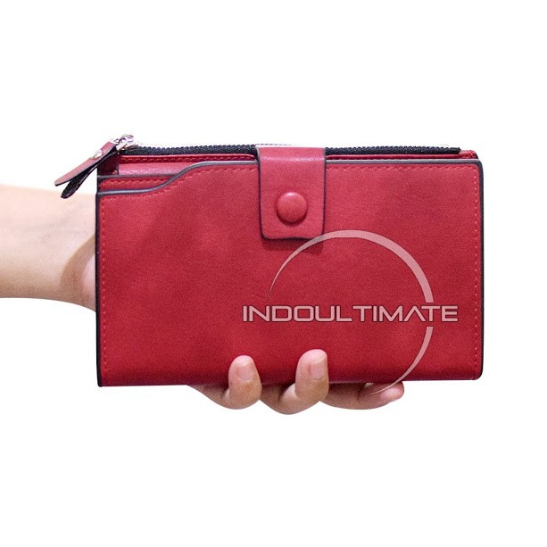 Dompet Wanita JH-A2031M / Dompet Cewek / Cewe Kartu ATM Panjang Lipat Kulit Import Murah Lucu