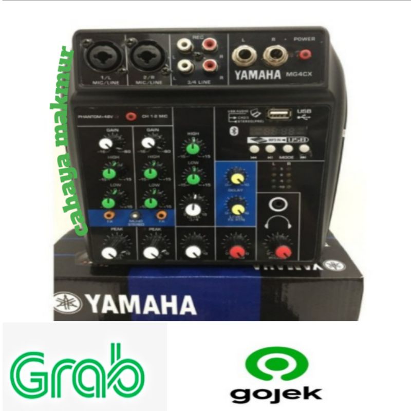 MIXER YAMAHA  MG4CX MG 4CX MG4CX USB BLUETOOTH 4 CHANNEL MINI