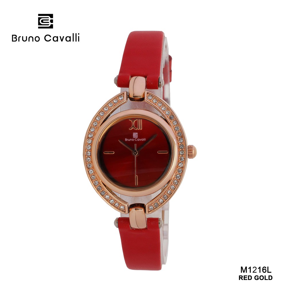 Jam Tangan Wanita Bruno Cavalli Type Analog 1216 FREE BOX AND FREE PENA BRUNO CAVALLI