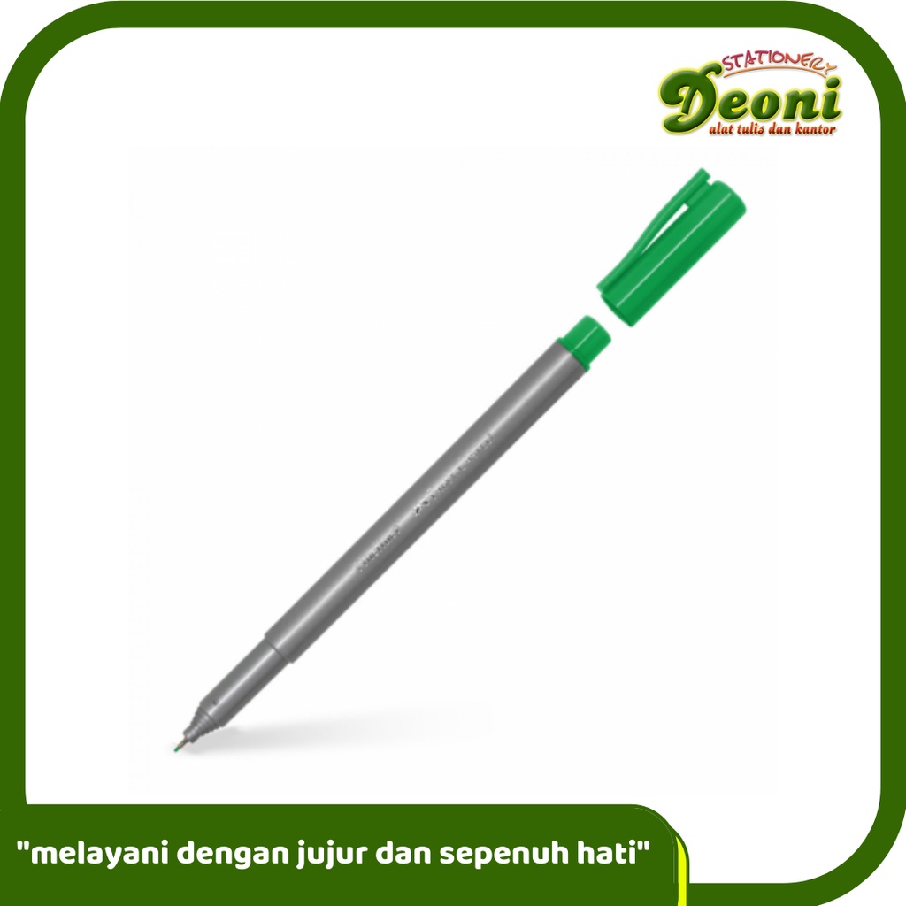 

FABER-CASTELL Fineliner Turquoise Spidol Pen