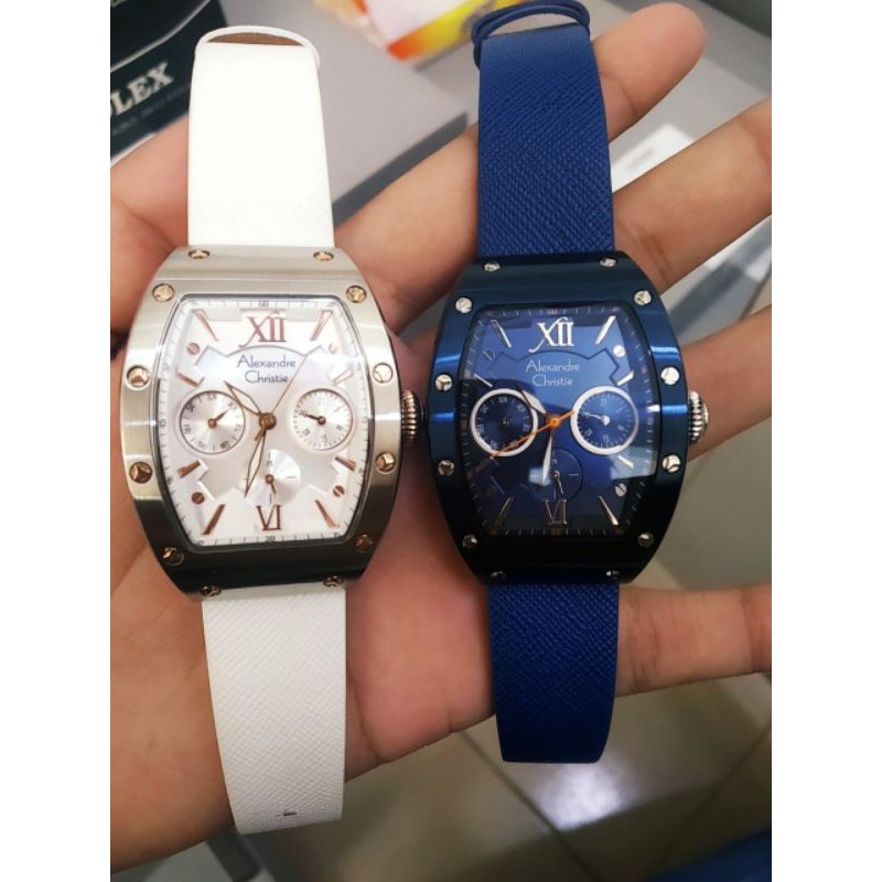 Jam Tangan Wanita Alexandre Christie AC 2780 Silver White and AC 2780 Black Blue