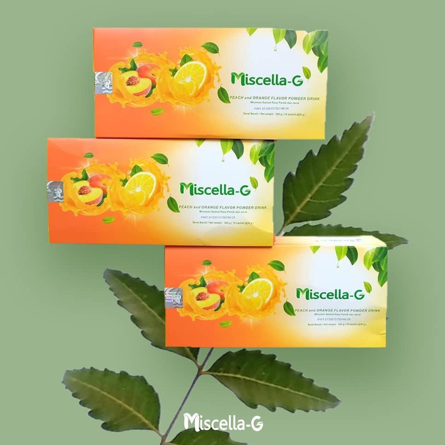 

MISCELLA G MISCELLA-G ORIGINAL Asli PAKET 3 BOX Agen Reseller Surabaya Minuman Kolagen Anti Gemuk