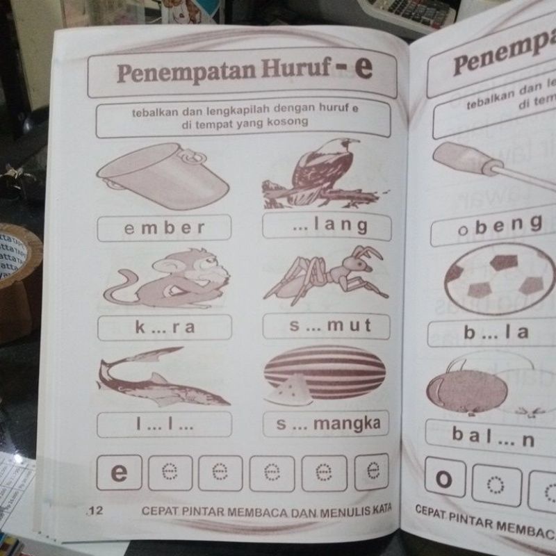 Buku Cepat Pintar Membaca &amp; Menulis Kata