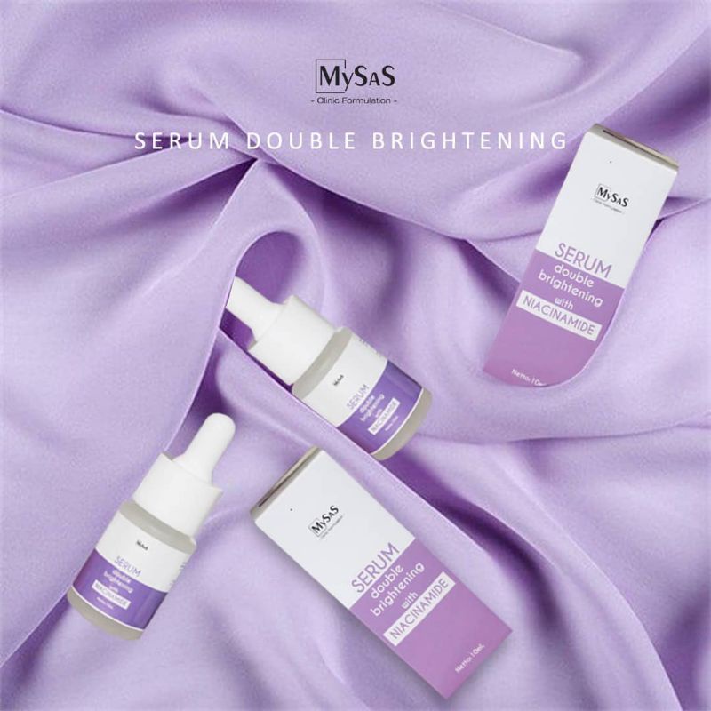 MYSAS SERUM DOUBLE BRIGHTENING//SERUM PENCERAH KULIT WAJAH