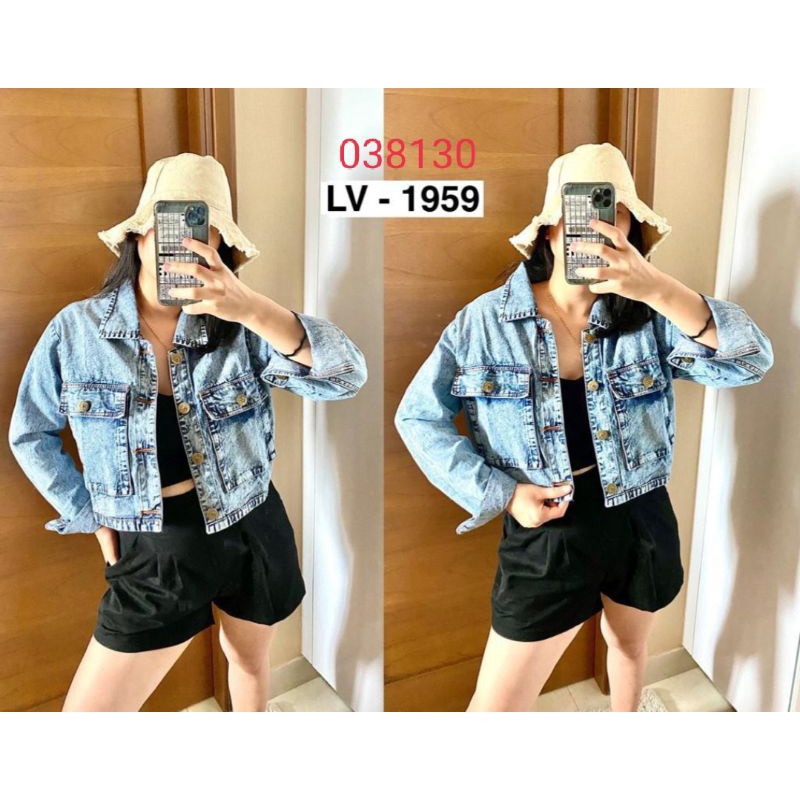 jaket jeans wanita LV 1959 benefit original 038