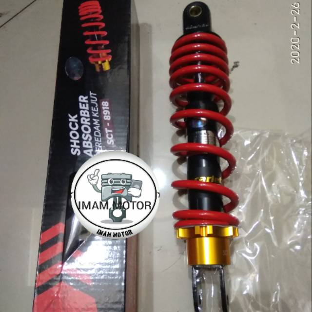 shock belakang matic mio beat vario 110 Scarlet