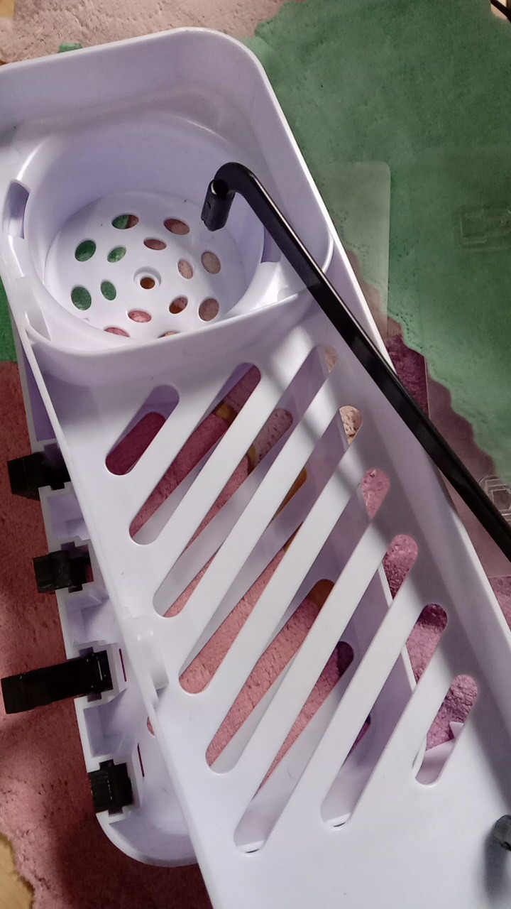 Rak Sabun Kamar Mandi Dinding Rak Sudut Serbaguna Rak Bumbu Dapur Penyimpanan Gantung Tempel