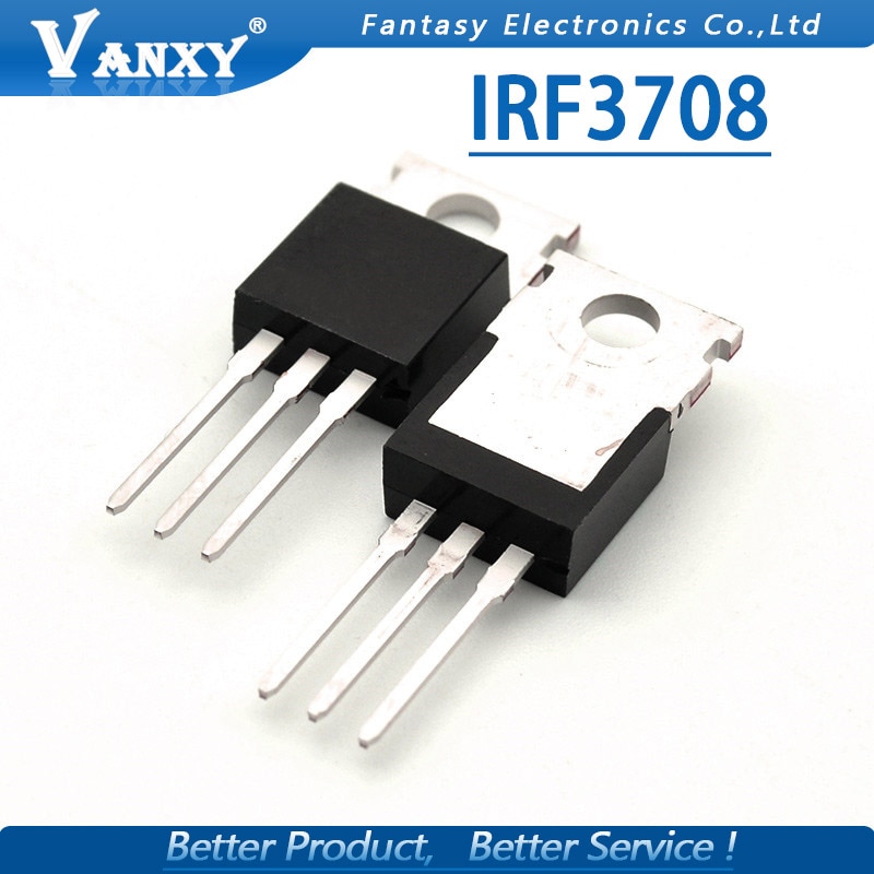 10pcs Irf3708 To-220 Irf3708Pbf To220 30v 62a