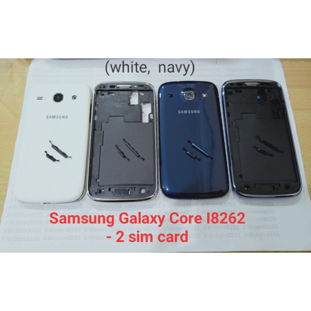 Casing Fullset Samsung Galaxy Core I8262 - 2 sim card Case Full set